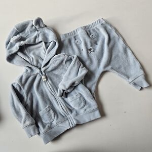 Carter's Light Blue Kids Bear Jogger Set 3m